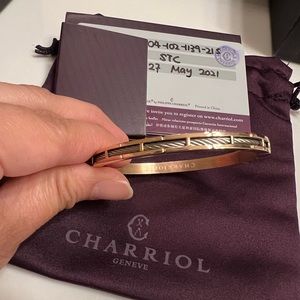 Charriol Bangle Forever Slim Svart